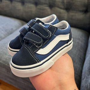 Baby vans black&blue 4.5c. Practically new my son only were one time